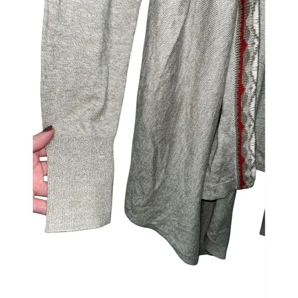 Eddie Bauer Women's Open Front Hooded Cardigan Sweater Size XS Oatmeal Boho - Picture 6 of 6